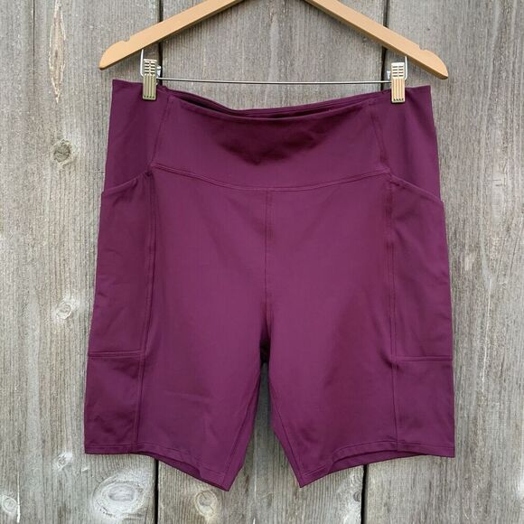 GIRLFRIEND COLLECTIVE Shorts Women's 3XL Mauve Biker Running High-Rise Athletic - Picture 2 of 7